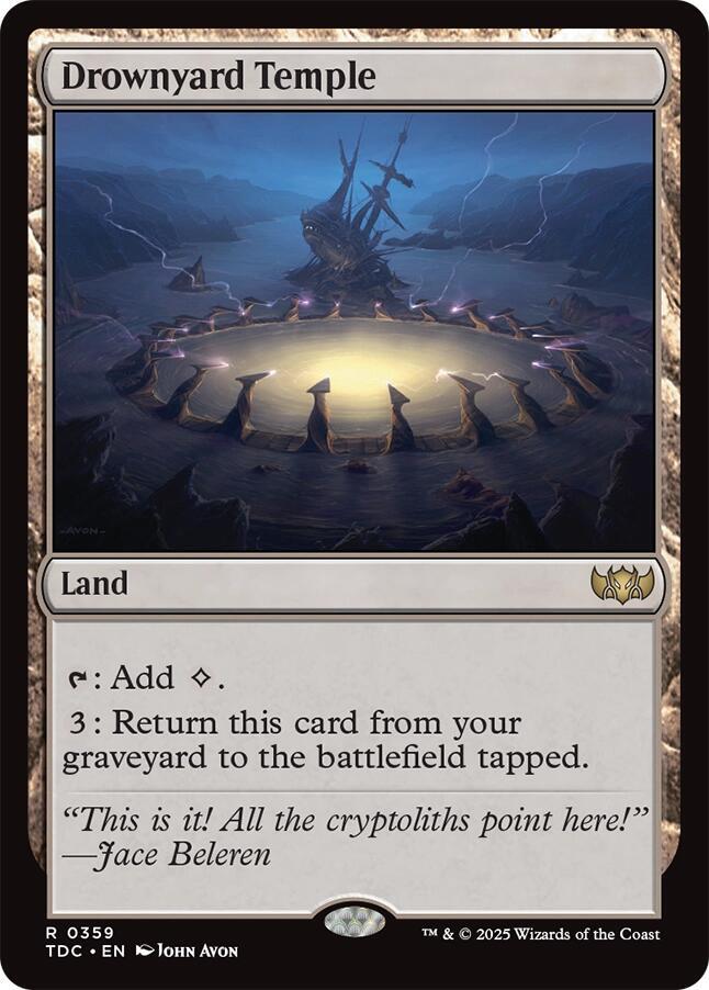 Drownyard Temple (359) [Tarkir: Dragonstorm Commander]