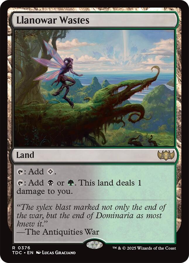 Llanowar Wastes (376) [Tarkir: Dragonstorm Commander]