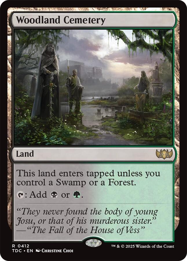 Woodland Cemetery (412) [Tarkir: Dragonstorm Commander]