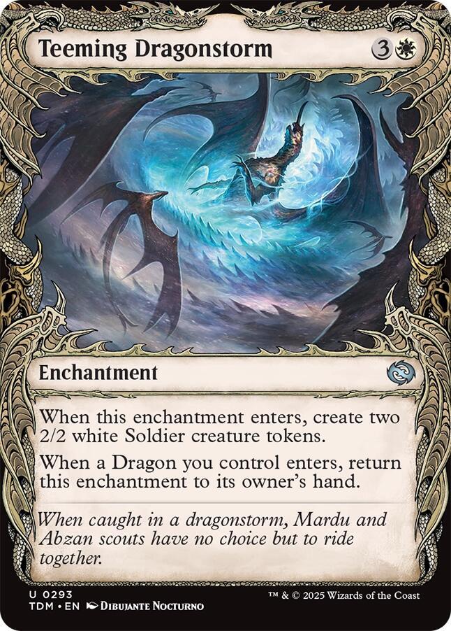 Teeming Dragonstorm (Showcase) (293) [Tarkir: Dragonstorm]