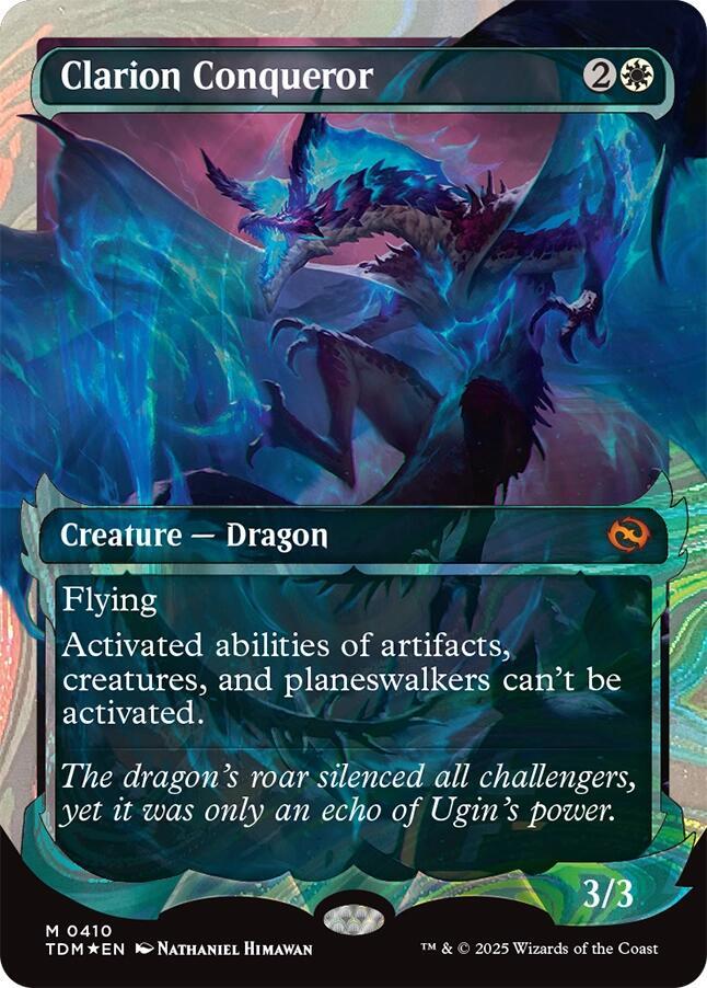 Clarion Conqueror (Showcase) (Halo Foil) (410) [Tarkir: Dragonstorm]