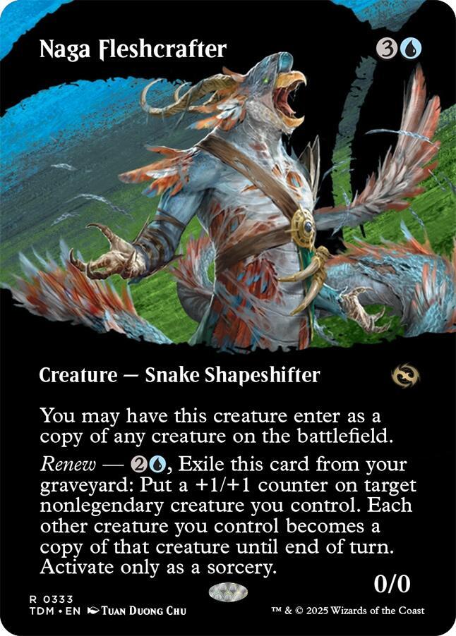 Naga Fleshcrafter (Borderless) (333) [Tarkir: Dragonstorm]