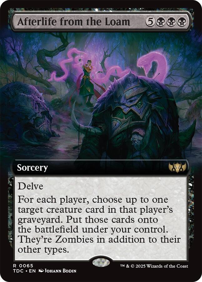 Afterlife from the Loam (Extended Art) (65) [Tarkir: Dragonstorm Commander]