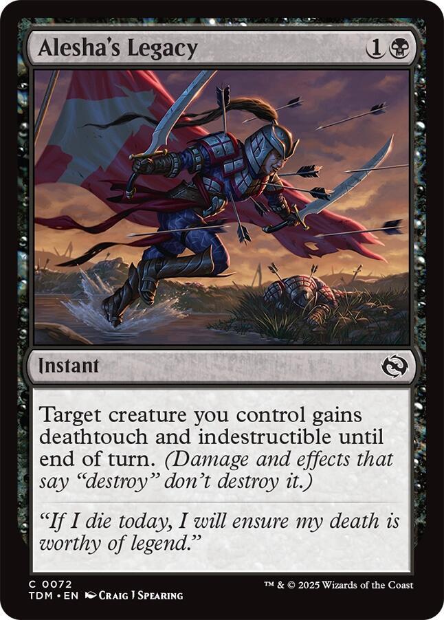 Alesha's Legacy (72) [Tarkir: Dragonstorm]