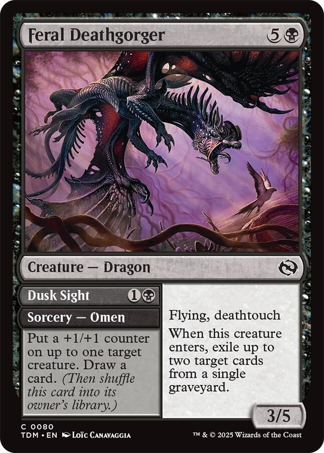Feral Deathgorger (80) [Tarkir: Dragonstorm]