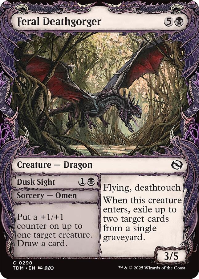 Feral Deathgorger (Showcase) (298) [Tarkir: Dragonstorm]