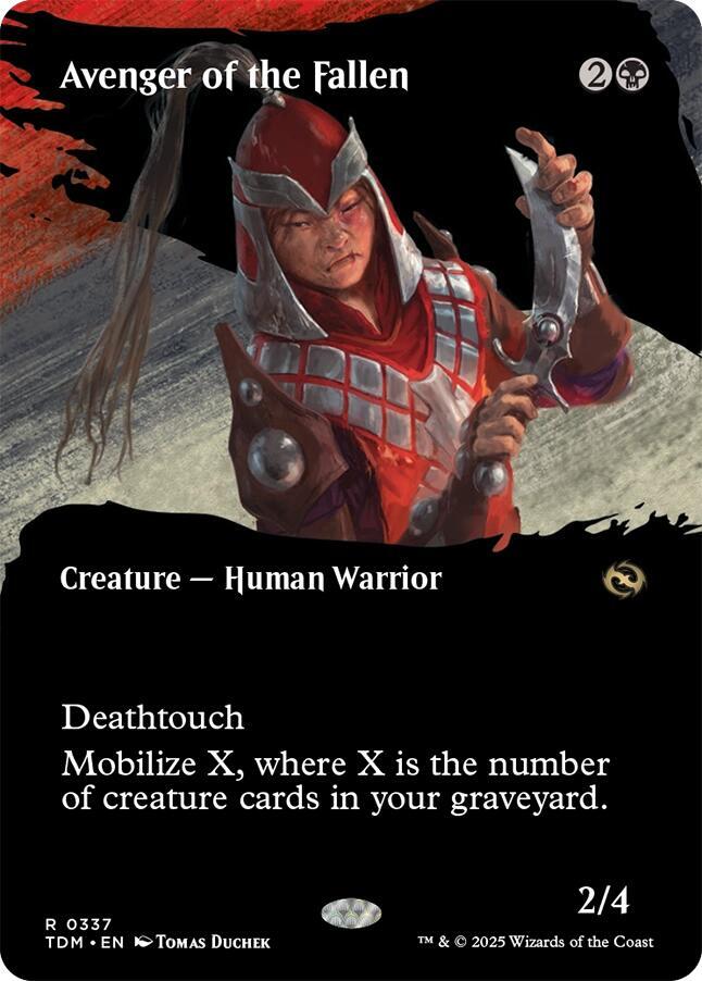 Avenger of the Fallen (Borderless) (337) [Tarkir: Dragonstorm]