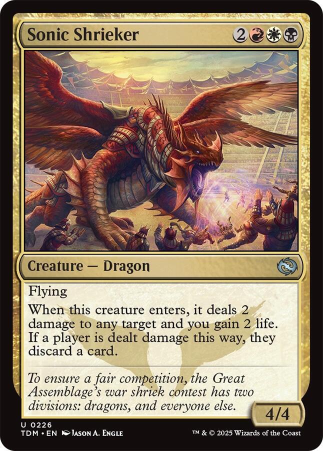 Sonic Shrieker (226) [Tarkir: Dragonstorm]