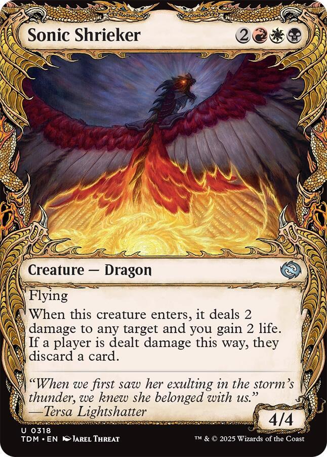 Sonic Shrieker (Showcase) (318) [Tarkir: Dragonstorm]
