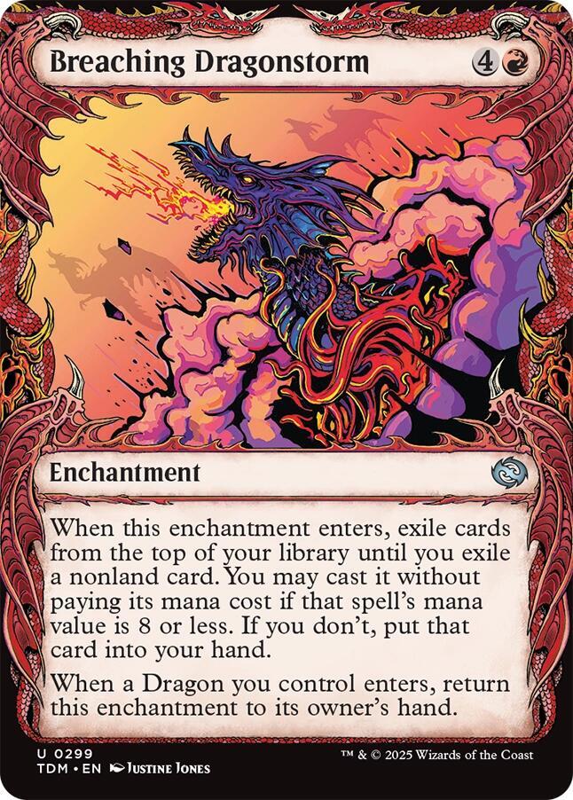 Breaching Dragonstorm (Showcase) (299) [Tarkir: Dragonstorm]