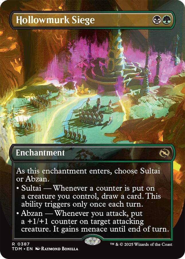 Hollowmurk Siege (Borderless) (387) [Tarkir: Dragonstorm]