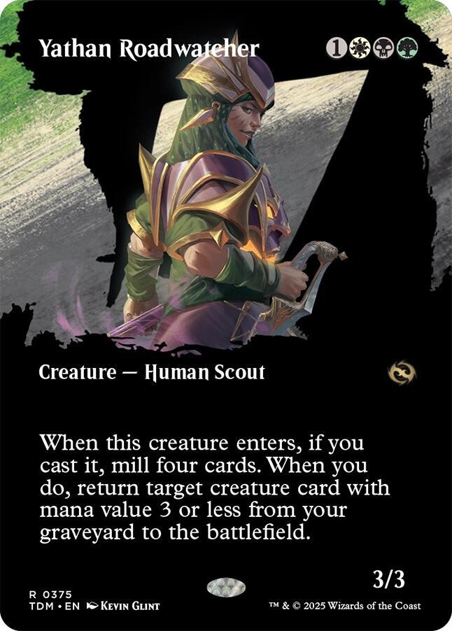 Yathan Roadwatcher (Borderless) (375) [Tarkir: Dragonstorm]