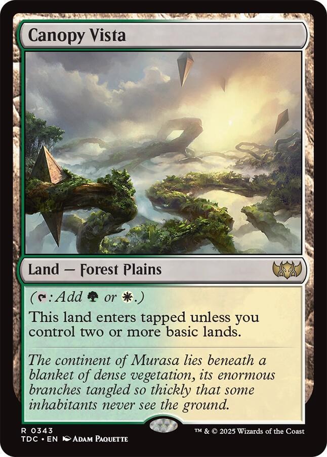 Canopy Vista (343) [Tarkir: Dragonstorm Commander]