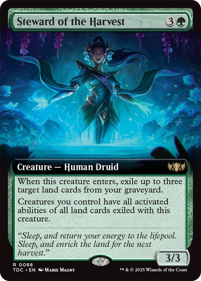 Steward of the Harvest (Extended Art) (88) [Tarkir: Dragonstorm Commander]