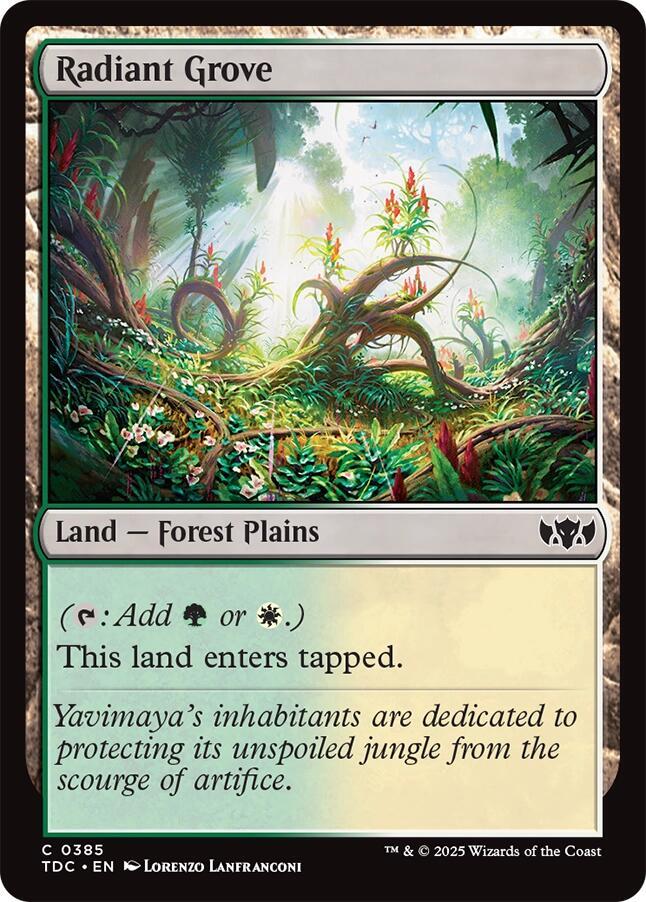 Radiant Grove (385) [Tarkir: Dragonstorm Commander]