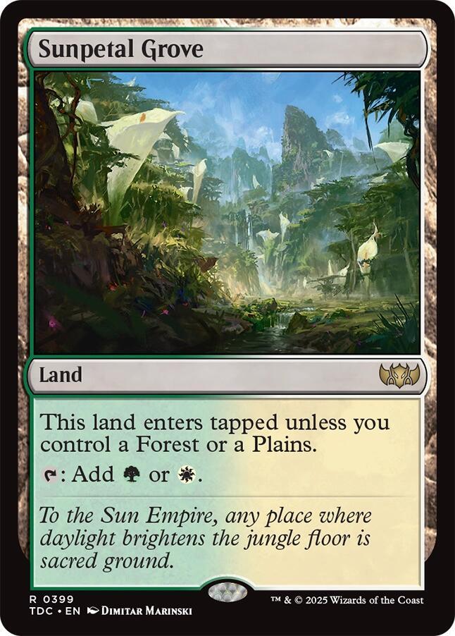 Sunpetal Grove (399) [Tarkir: Dragonstorm Commander]