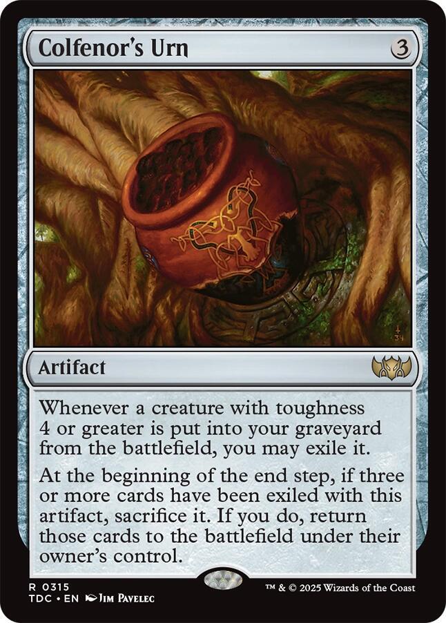 Colfenor's Urn (315) [Tarkir: Dragonstorm Commander]