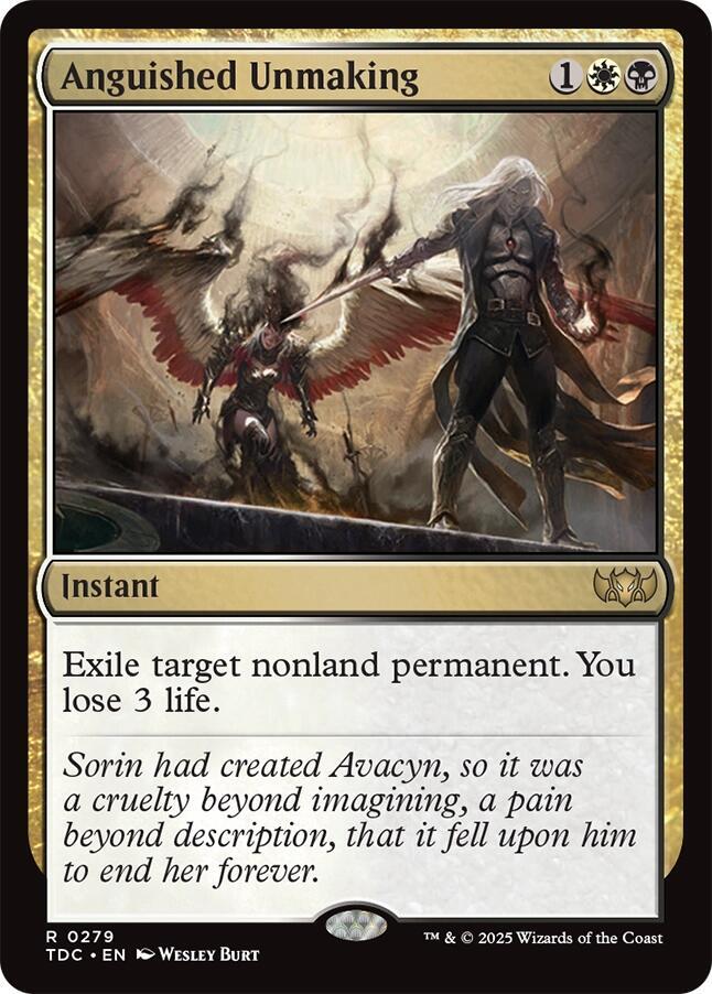 Anguished Unmaking (279) [Tarkir: Dragonstorm Commander]
