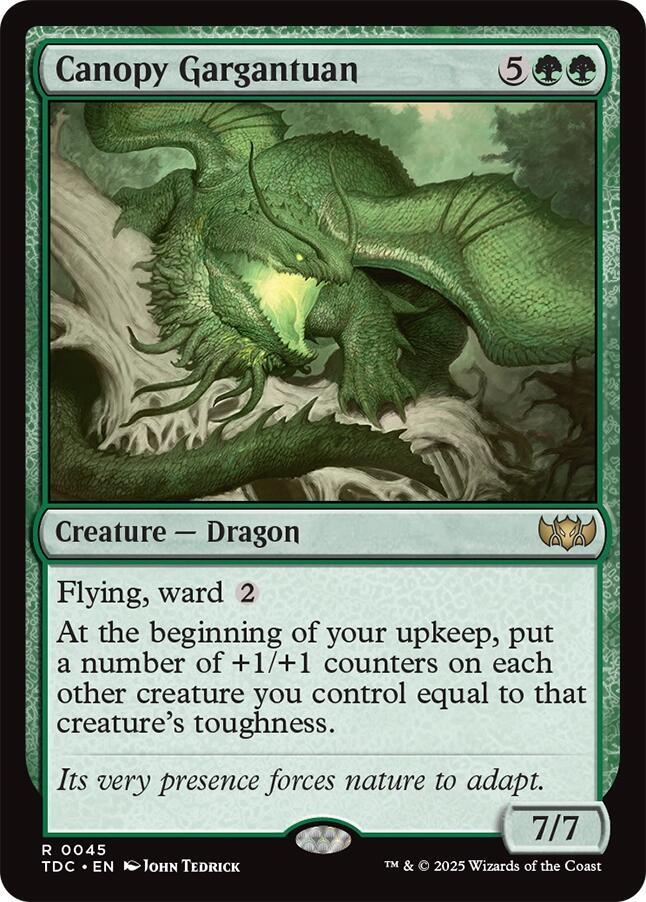 Canopy Gargantuan (45) [Tarkir: Dragonstorm Commander]