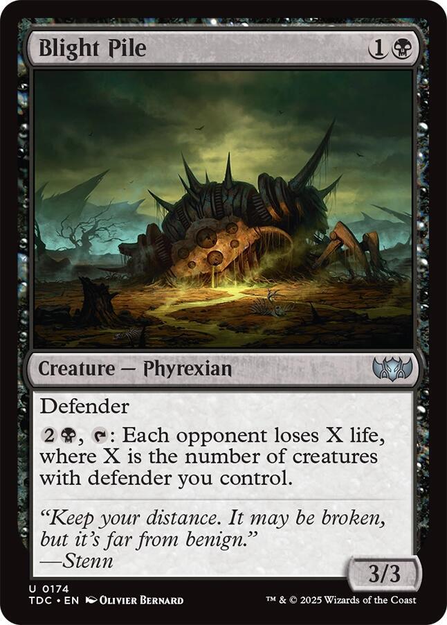 Blight Pile (174) [Tarkir: Dragonstorm Commander]