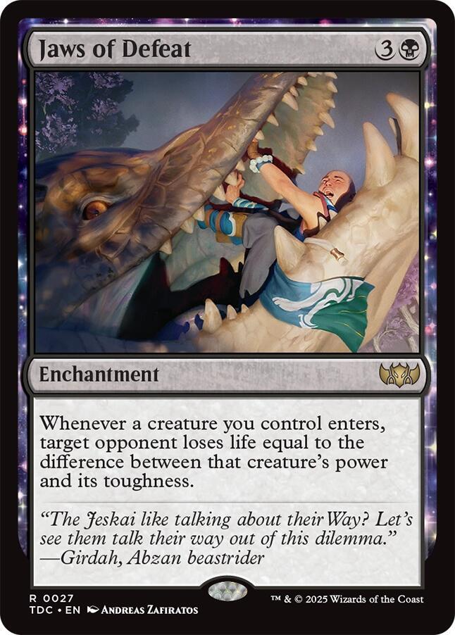 Jaws of Defeat (27) [Tarkir: Dragonstorm Commander]