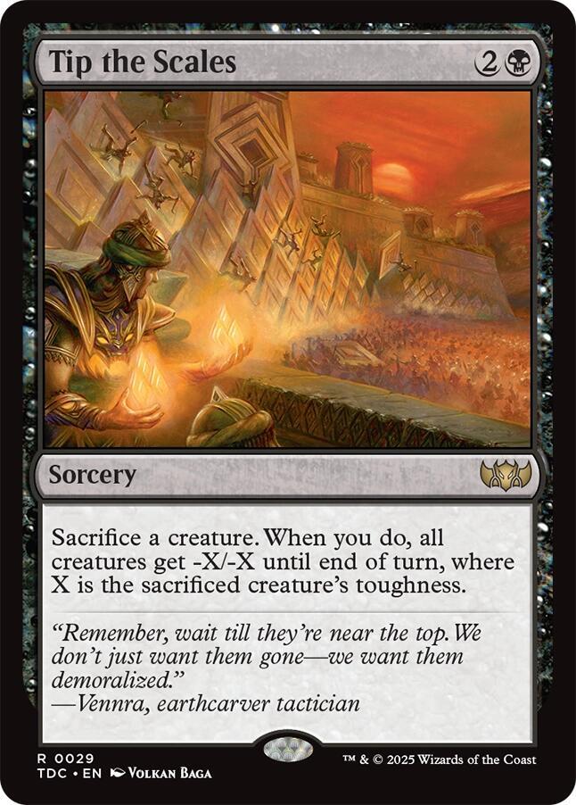 Tip the Scales (29) [Tarkir: Dragonstorm Commander]