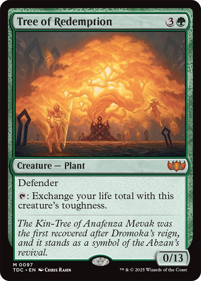 Tree of Redemption (97) [Tarkir: Dragonstorm Commander]