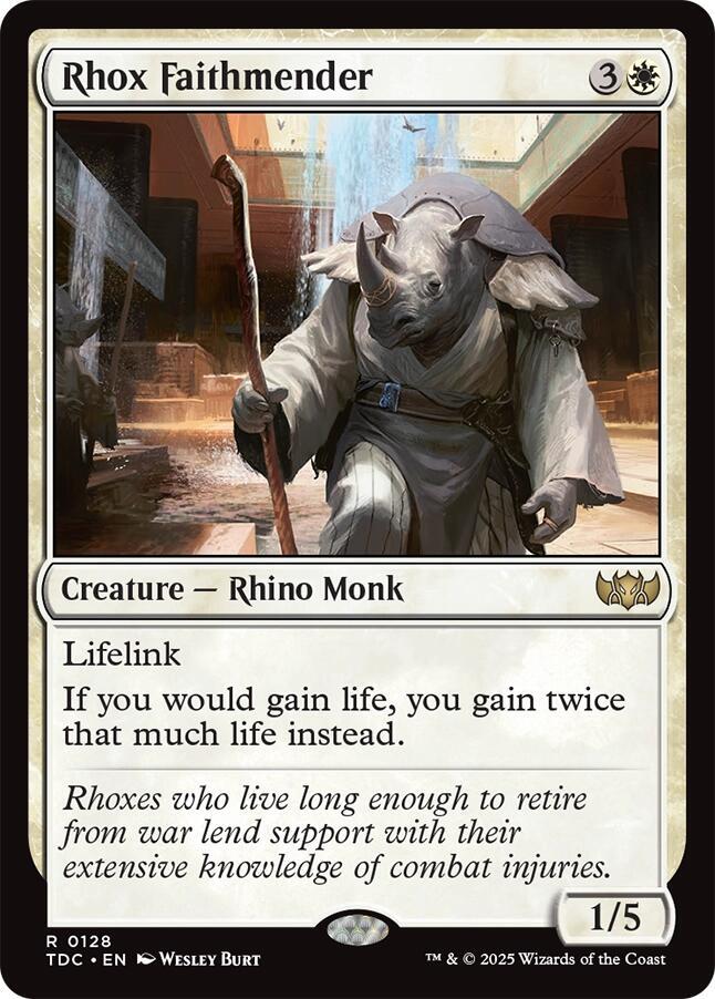 Rhox Faithmender (128) [Tarkir: Dragonstorm Commander]