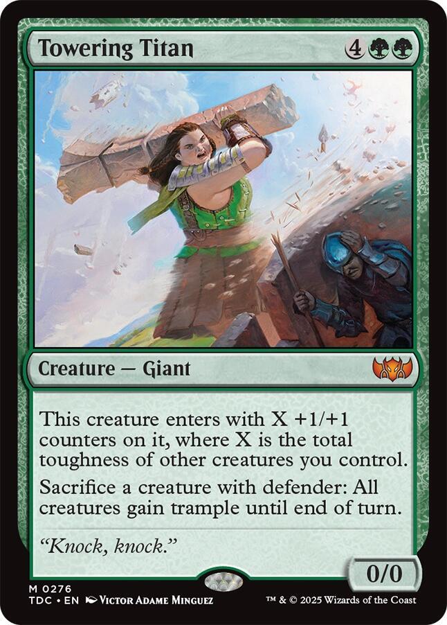 Towering Titan (276) [Tarkir: Dragonstorm Commander]