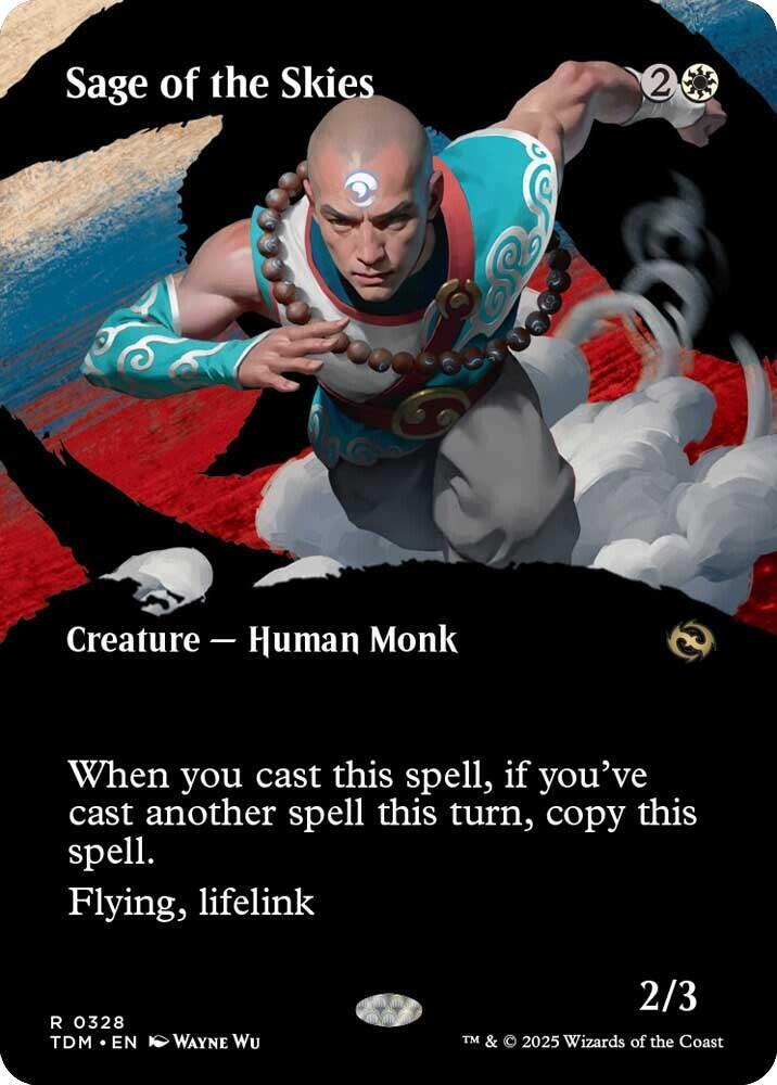 Sage of the Skies (Borderless) (328) [Tarkir: Dragonstorm]