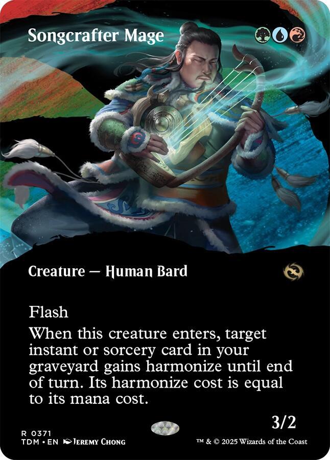 Songcrafter Mage (Borderless) (371) [Tarkir: Dragonstorm]