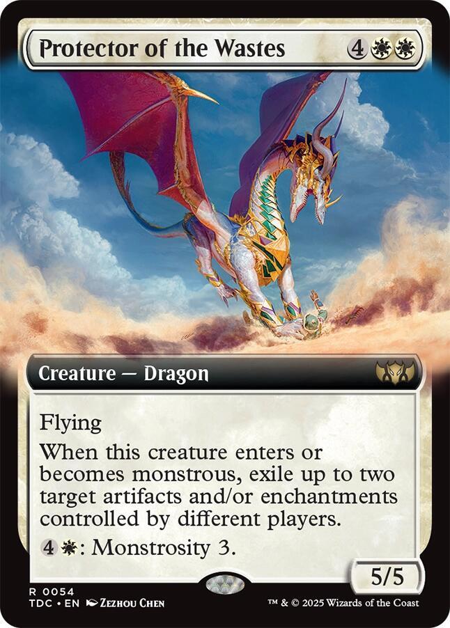 Protector of the Wastes (Extended Art) (54) [Tarkir: Dragonstorm Commander]