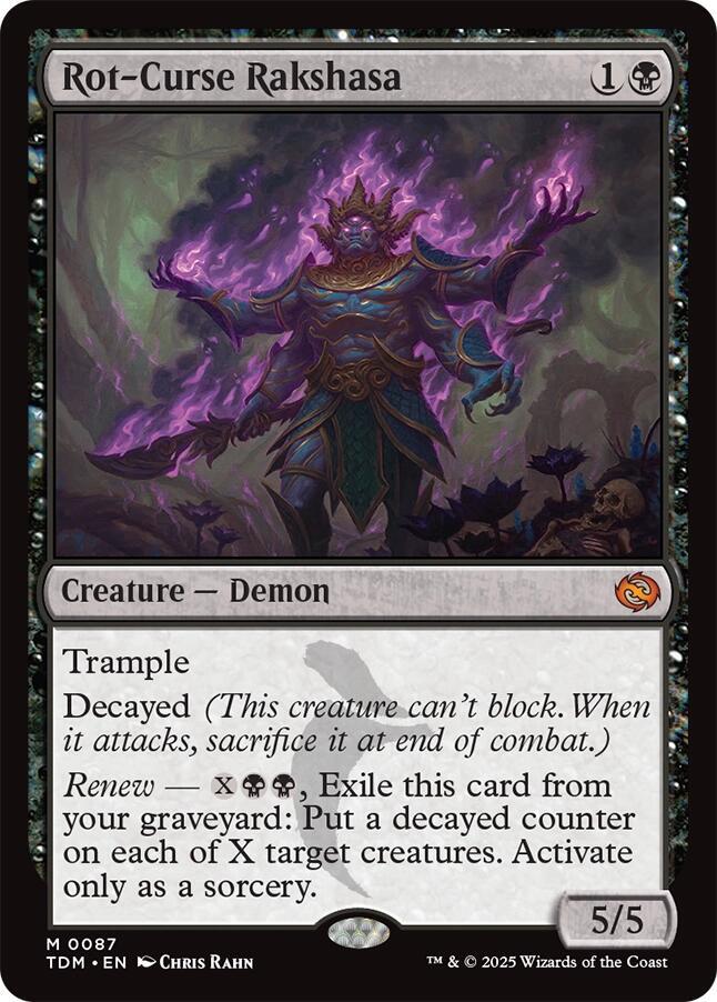 Rot-Curse Rakshasa (87) [Tarkir: Dragonstorm]