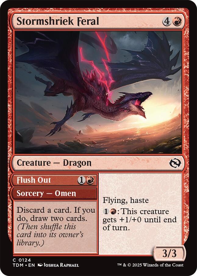 Stormshriek Feral (124) [Tarkir: Dragonstorm]