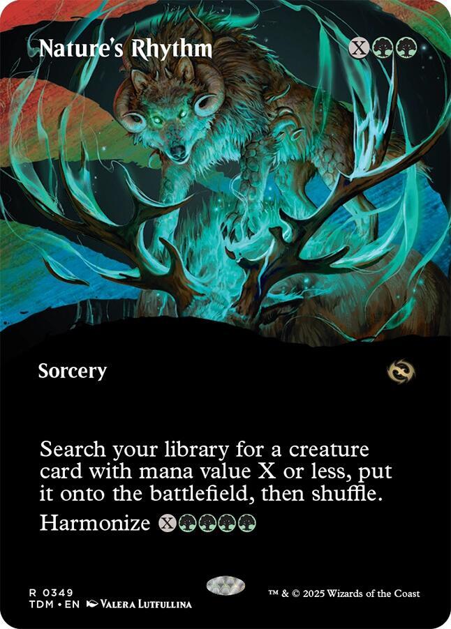 Nature's Rhythm (Borderless) (349) [Tarkir: Dragonstorm]