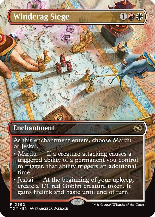 Windcrag Siege (Borderless) (392) [Tarkir: Dragonstorm]