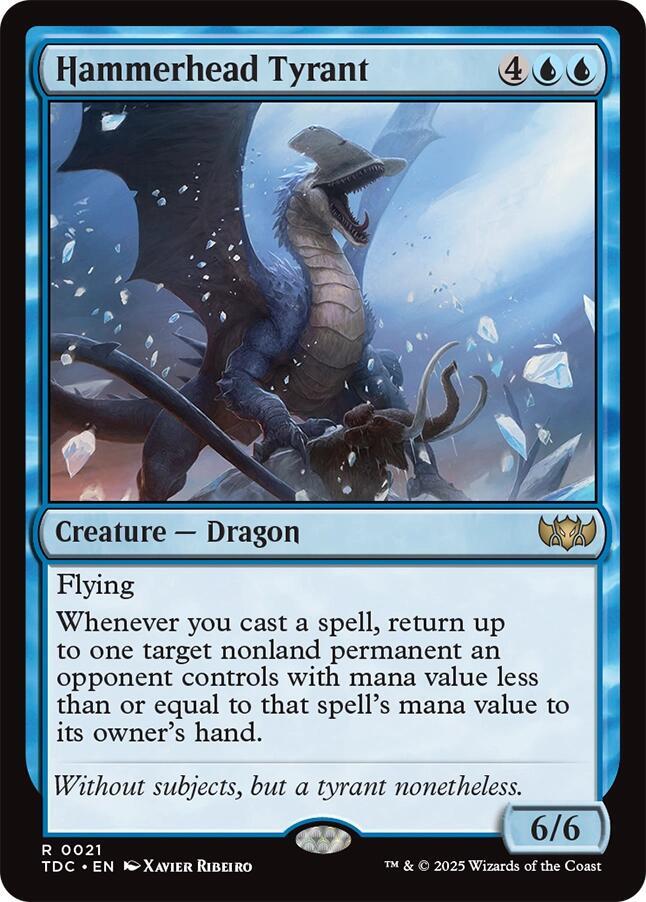 Hammerhead Tyrant (21) [Tarkir: Dragonstorm Commander]