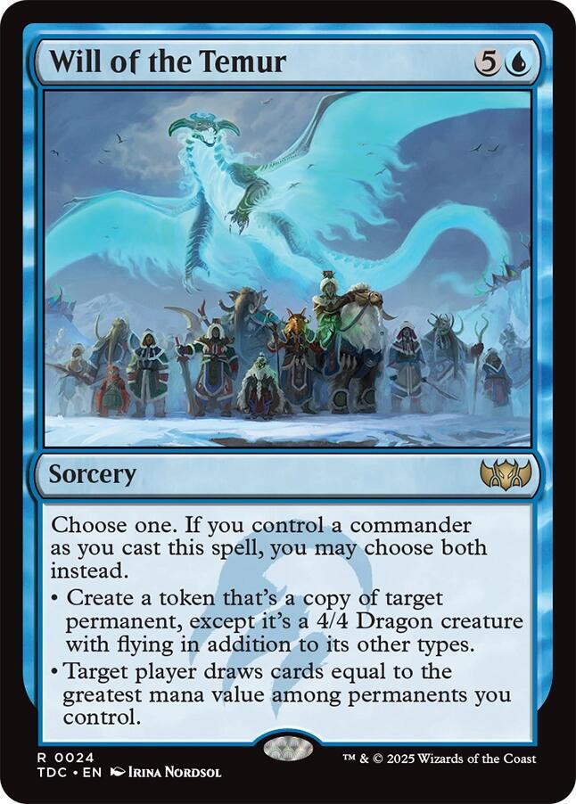 Will of the Temur (24) [Tarkir: Dragonstorm Commander]