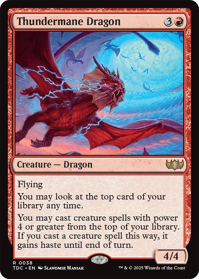 Thundermane Dragon (38) [Tarkir: Dragonstorm Commander]