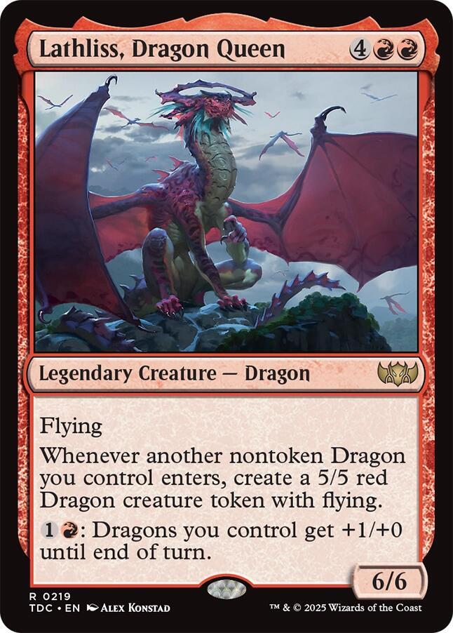 Lathliss, Dragon Queen (219) [Tarkir: Dragonstorm Commander]