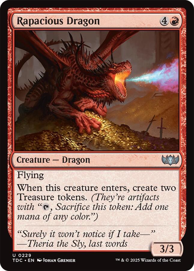Rapacious Dragon (229) [Tarkir: Dragonstorm Commander]