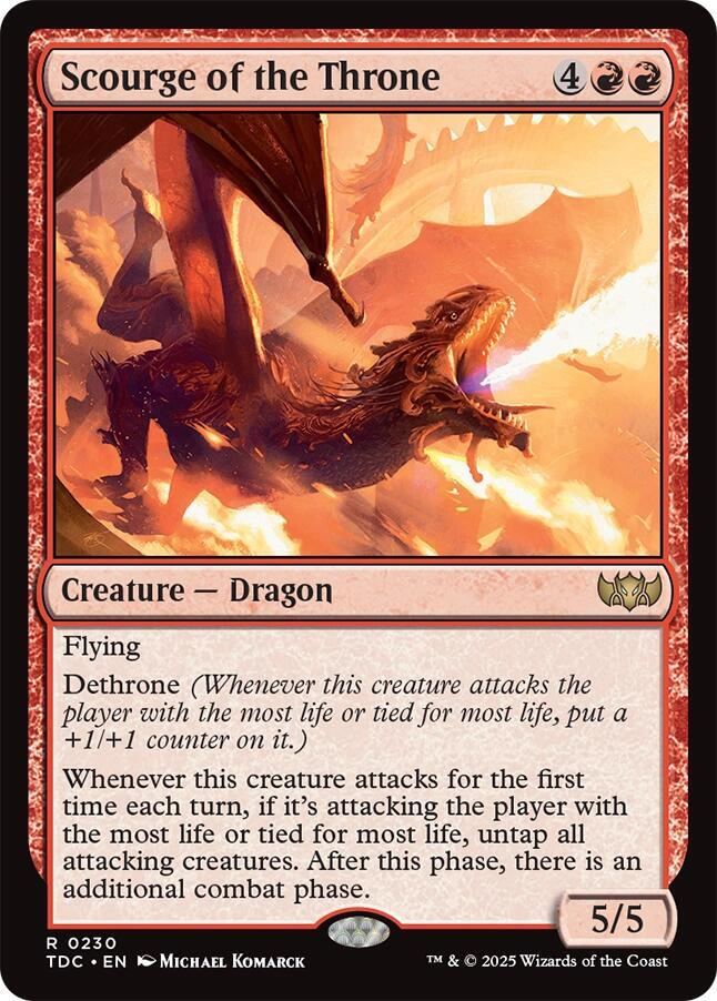 Scourge of the Throne (230) [Tarkir: Dragonstorm Commander]