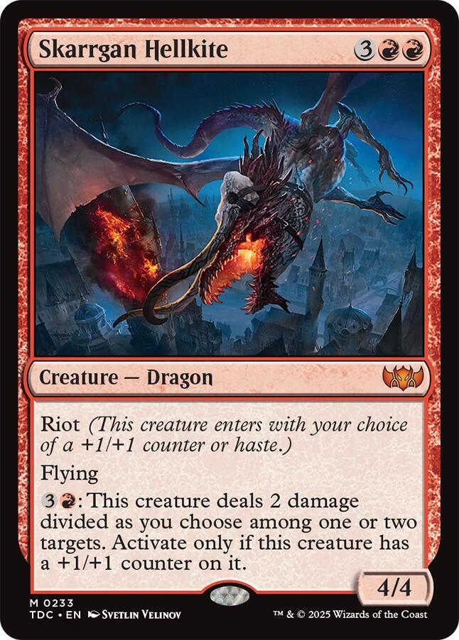 Skarrgan Hellkite (233) [Tarkir: Dragonstorm Commander]