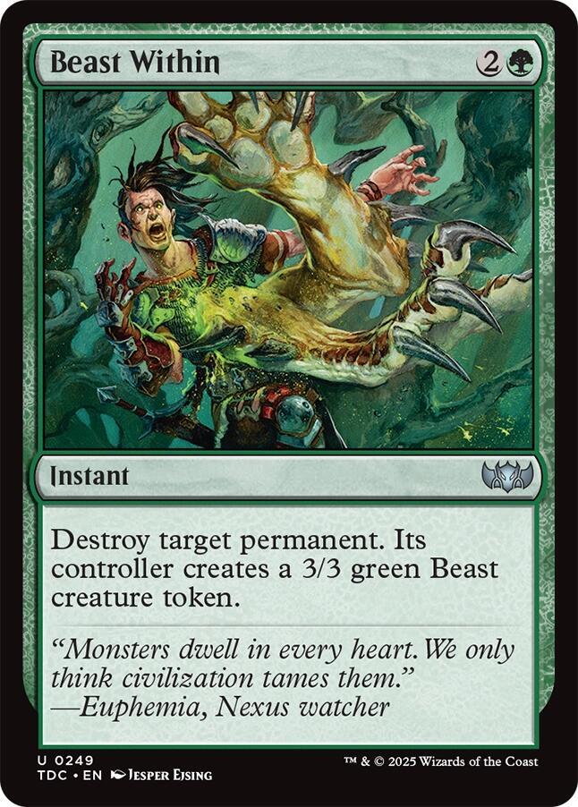 Beast Within (249) [Tarkir: Dragonstorm Commander]