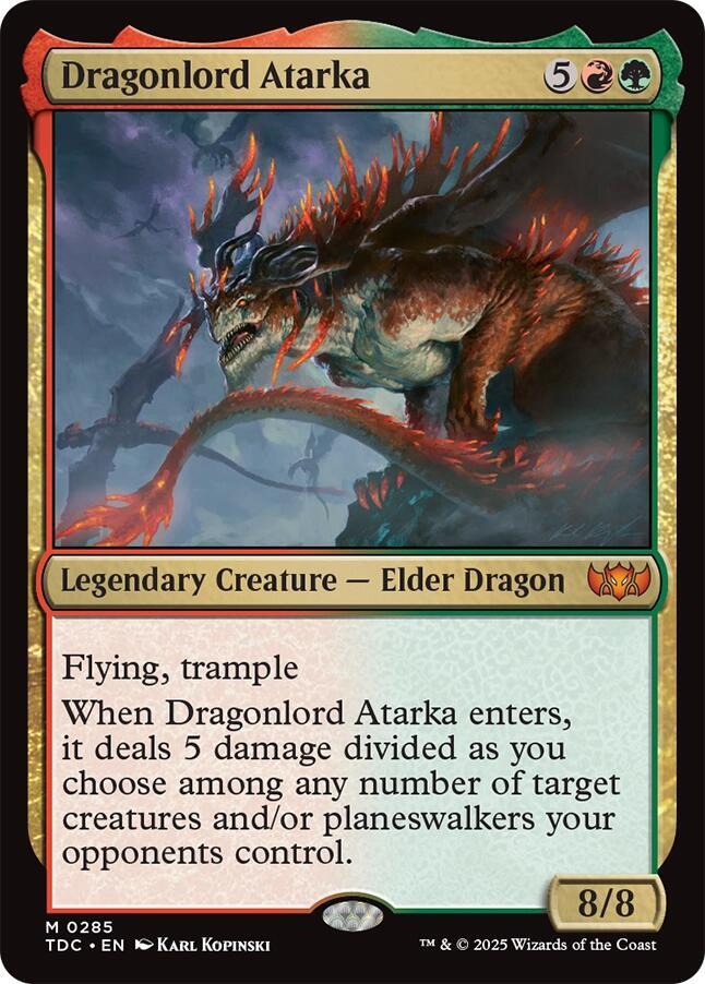 Dragonlord Atarka (285) [Tarkir: Dragonstorm Commander]
