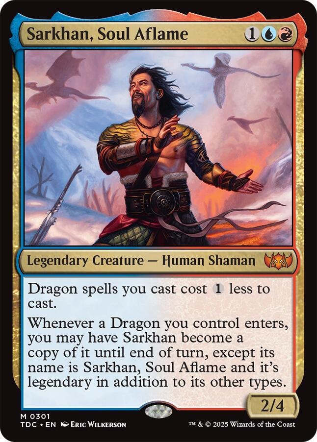 Sarkhan, Soul Aflame (301) [Tarkir: Dragonstorm Commander]