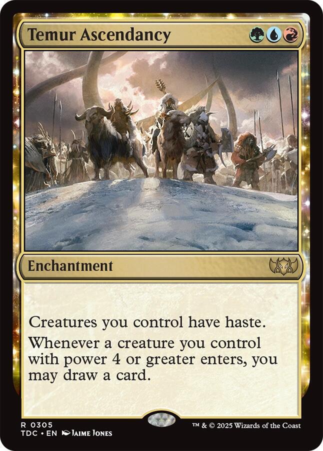 Temur Ascendancy (305) [Tarkir: Dragonstorm Commander]