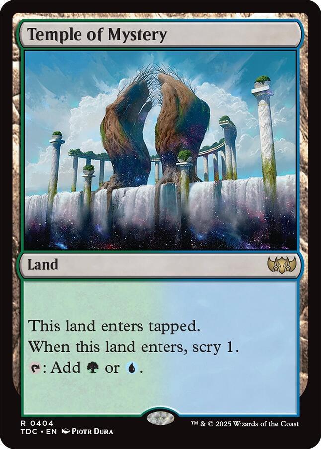 Temple of Mystery (404) [Tarkir: Dragonstorm Commander]