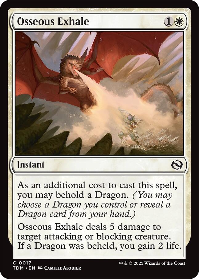 Osseous Exhale (17) [Tarkir: Dragonstorm]
