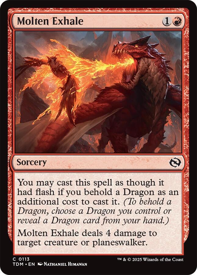 Molten Exhale (113) [Tarkir: Dragonstorm]